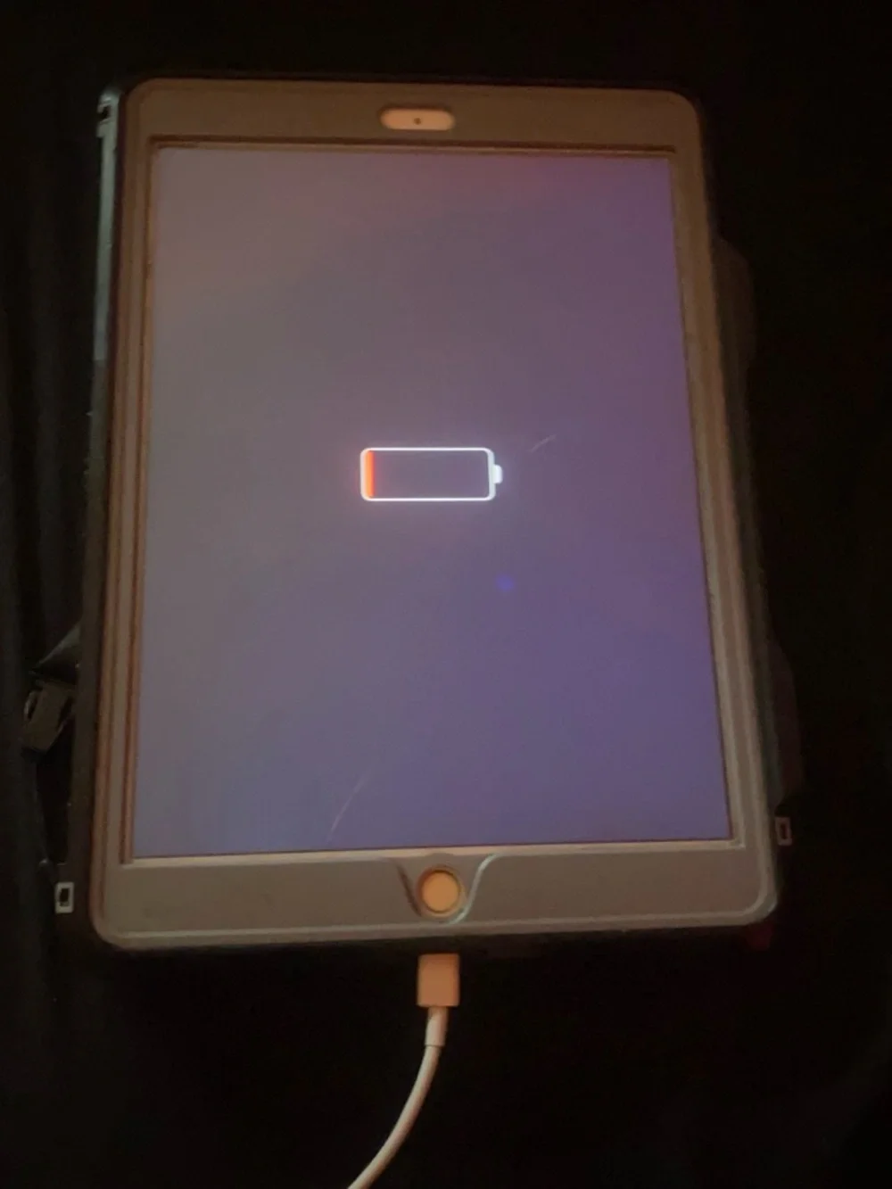 Apple iPad in Black with Dark Protective Case